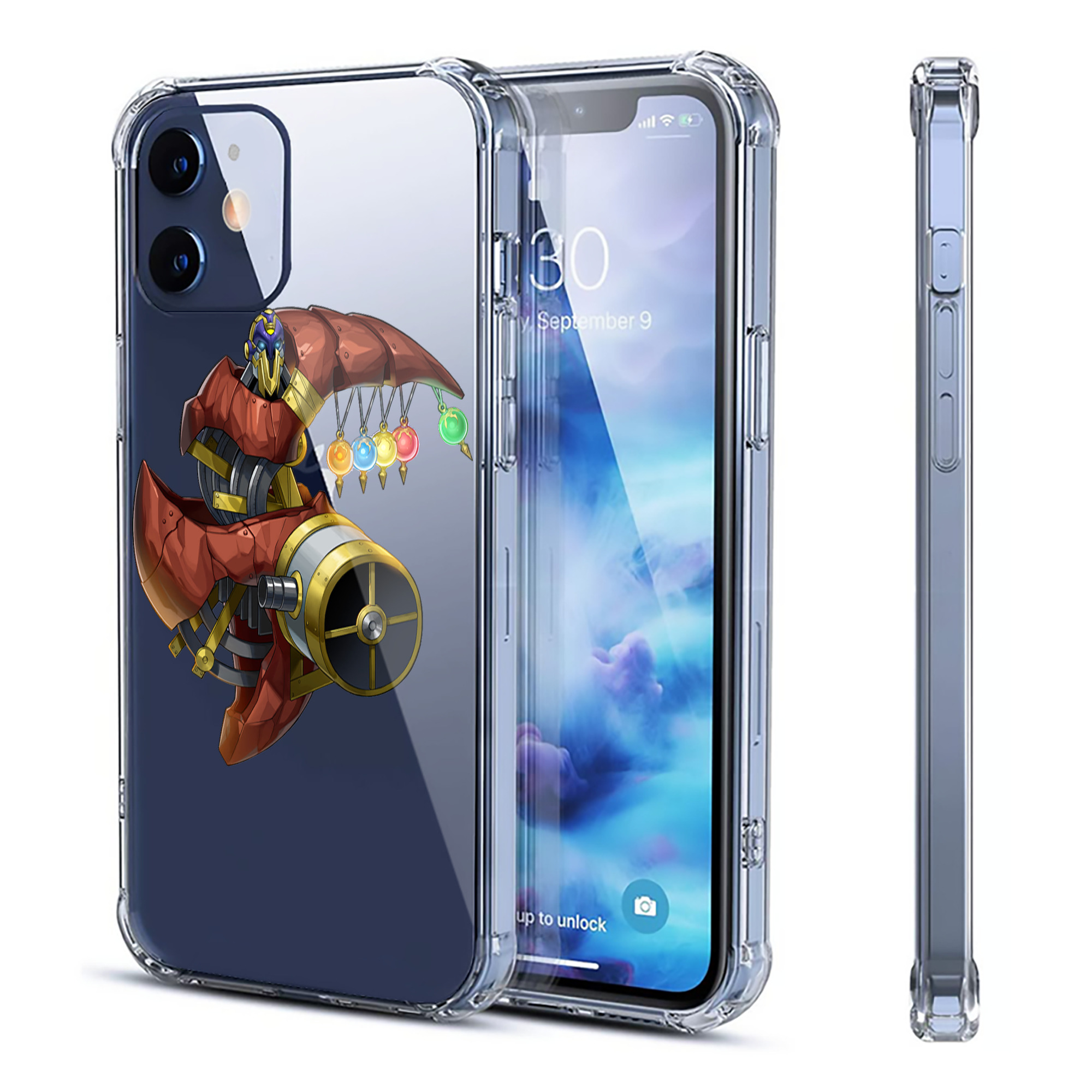 （画像用） 遊☆戯☆王 Yu-Gi-Oh! 【iPhone 12シリーズ対応】透明スマホケース（クリアソフトケース）